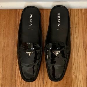 Barely worn classic Prada loafer mules